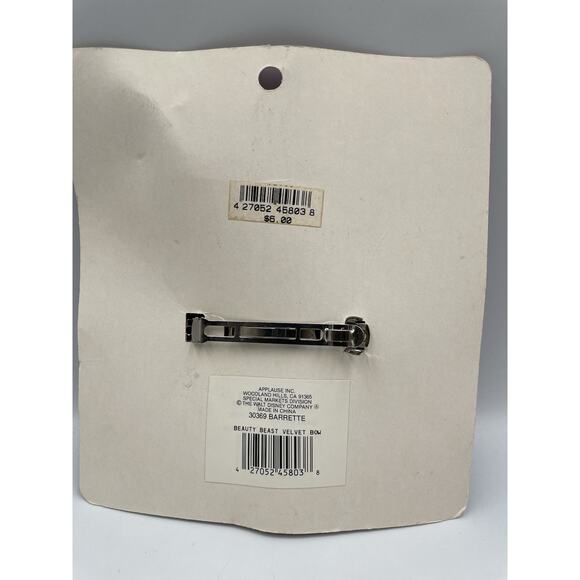 Vintage 90s Disney Beauty and the Beast Hair Clip Collectible NEW - Picture 9 of 9